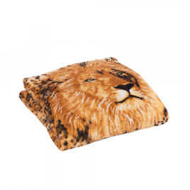 Imagem da oferta Cobertor Manta Casal Microfibra Savannah Lions