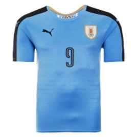 Imagem da oferta Camisa Puma Uruguai Home 2016 N°9 L. Suárez Masculina