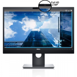 Imagem da oferta Monitor Dell Webcam integrada e alto falante 23,8" Full HD LED IPS P2418HZ