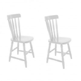 Imagem da oferta Conjunto 2 Cadeiras Campestre Branco