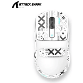 Imagem da oferta Mouse Gamer sem Fio Attack Shark X3 Tri-Mode Bluetooth e 2.4ghz Sensor PAW3395