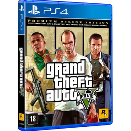 Imagem da oferta Jogo Grand Theft Auto V - Premium Online Edition - PS4