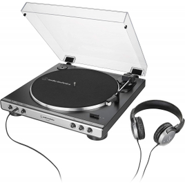 Imagem da oferta Kit Toca-Discos Audio-Technica Automático AT-LP60XHP-GM