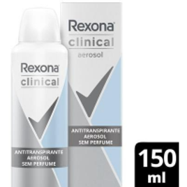 Antitranspirante Aerosol Rexona Clinical Sem Perfume 150ml