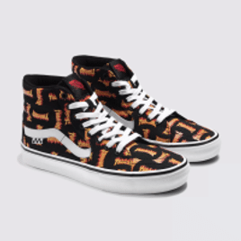 Imagem da oferta Tênis Vans Skate Sk8-Hi Thrasher Blackmulti