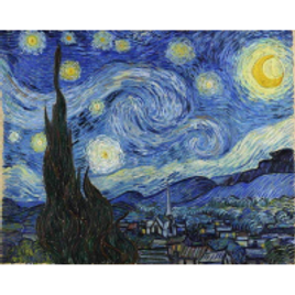Imagem da oferta Noite Estrelada - Vincent Van Gogh - 90x113 - Tela em Canvas para Quadro