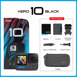Câmera de Ação Gopro Hero10 Black 10m 5.3k 60fps 23mp