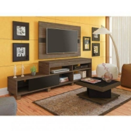Imagem da oferta Sala de Estar Completa com Rack Painel e Mesa de Centro Requinte Siena Móveis