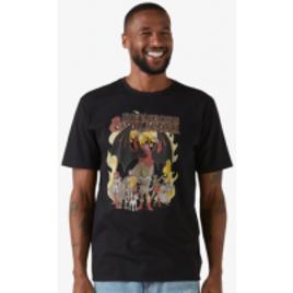 Camiseta Manga Curta Caverna do Dragão Masculina
