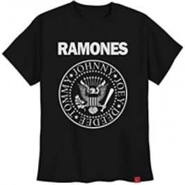 Imagem da oferta Camiseta Ramones 100% Algodão Ultra Skull