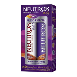 Imagem da oferta Kit Shampoo 300ml + Condicionador 200ml - 24 Multibenefícios Neutrox