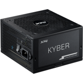 Imagem da oferta Fonte XPG Kyber SuperFrame 750w 80 Plus Gold Com Conector PCIe 5.0 PFC Ativo - KYBER750G-BK-C-BR