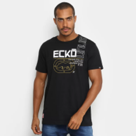 Imagem da oferta Camiseta Ecko Básica Estampada Masculina - Preto