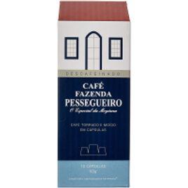 Cápsulas de Café Fazenda Pessegueiro Torrado e Moído Descafeinado - 10 Cápsulas