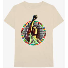 Imagem da oferta Camiseta Bob Marley Survival World Tour - Bege