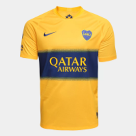 Imagem da oferta Camisa Boca Juniors Away 19/20 s/nº Torcedor Nike Masculina - Amarelo e Azul