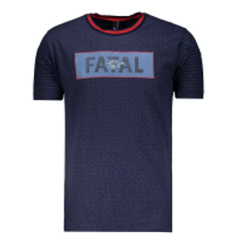 Imagem da oferta Camiseta Fatal Especial Estampada Marinho - Tam P