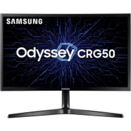 Imagem da oferta Monitor LED Curvo 24” Samsung C24RG50 Full HD 144hz 4ms Freesync  - LC24RG50FQLMZD
