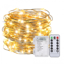 Cordão de led / Fio de Fada 10 Metros com Controle Remoto