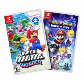 Imagem da oferta Combo Jogo Super Mario Bros Wonder E Jogo Mario Rabbids Sparks Of Hope - Nintendo Switch