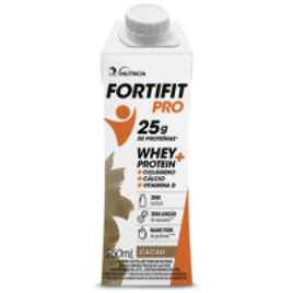Imagem da oferta Bebida Láctea Fortifit Pro Cacau Zero Açúcar 250mL