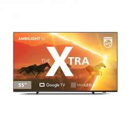 Imagem da oferta Smart TV Philips 55" The Xtra Ambilight Mini LED 4K UHD Google TV - 55PML9118/78