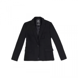 Blazer Básico Feminino Moletom em Alfaiataria