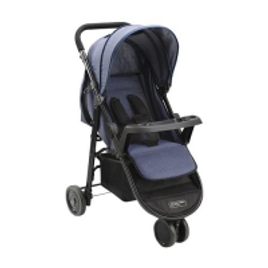 Imagem da oferta Carrinho de Bebê Multikids Baby BB527 Agile 3 Rodas – Azul Jeans
