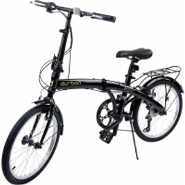 Imagem da oferta Bicicleta Eco+ Dobravel Aro 20 6 velocidades Durban Preta