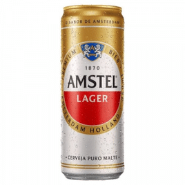 Imagem da oferta 3 Unidades de Cerveja Amstel Lager Lata 350ml