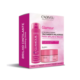 Imagem da oferta Kit Cadiveu Professional Glamour Glossy Shampoo 250ml + Gloss Mask 200ml
