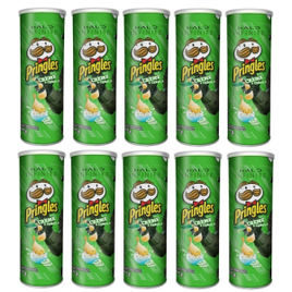 Imagem da oferta Kit 10 Unidades Batata Pringles Creme e Cebola 120g