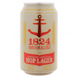Imagem da oferta Cerveja Imigração Hop Lager Lata - 350ml