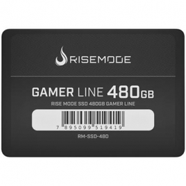 Imagem da oferta SSD Rise Mode Gamer Line 480GB SATA Leitura 535MB/s Gravação 435MB/s - RM-SSD-480