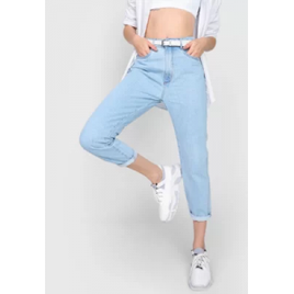 Calça Jeans Lança Perfume Estilo Mom Estonada - Feminina