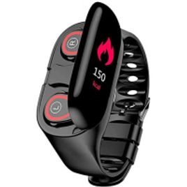 Imagem da oferta Smartwatch M1 com Fone de ouvido Bluetooth