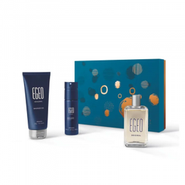 Imagem da oferta Kit Presente Natal Egeo Original: Desodorante Colônia 90ml + Body Spray 100ml + Shower Gel 200g