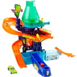 Imagem da oferta Brinquedo Pista Hot Wheels com Estação Cientifica CCP76 - Mattel