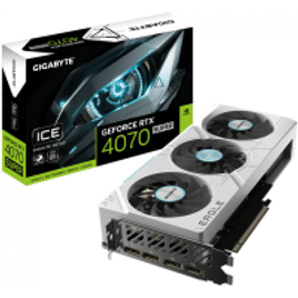 Imagem da oferta Placa de Video Gigabyte NVIDIA GeForce RTX 4070 Super Eagle OC ICE 12GB GDDR6X DLSS Ray Tracing GV-N407SEAGLEOC ICE-12GD