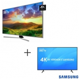 Imagem da oferta Smart TV 4K Samsung LED 2018 UHD 65 - UN65NU7400 + Smart TV 4K Samsung LED 2018 UHD 50" - UN50NU7100