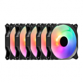 Kit Ventoinha TGT Mirage 5x120mm Led RGB TGT-MRG120-RGB5