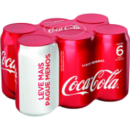 Imagem da oferta Pack de Coca-Cola 350ml - 6 Unidades