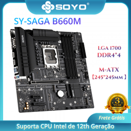 Placa Mãe SOYO SY-SAGA B660M M... R$ 697 - Promobit