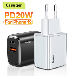 Imagem da oferta Carregador USB Tipo C 20w - Essager