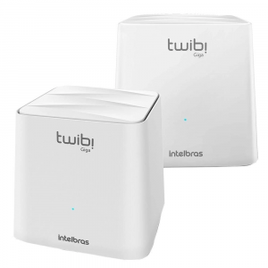 Imagem da oferta Roteador Wireless Mesh Twibi Giga Intelbras 2 Antenas Internas Dual Band 2 Unidades
