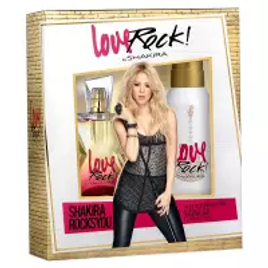 Imagem da oferta Kit Perfume Shakira Love Rock Feminino EDT 80ml + Desodorante 150ml