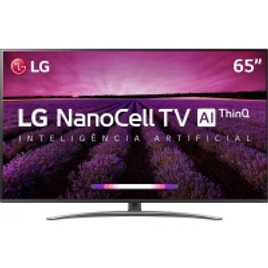 Imagem da oferta Smart TV LED 65" 4K LG 65SM8100 NanoCell 4 HDMI 3 USB Wi-Fi Bluetooth