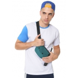 Imagem da oferta Camiseta Ride Skateboard Bordada Branca/Azul