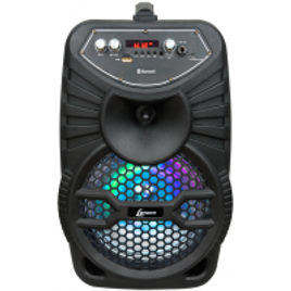 Imagem da oferta Caixa Amplificada Lenoxx, Alto-Falantes com Leds, Rádio FM, Bivolt - CA100
