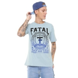 Imagem da oferta Camiseta Fatal Estampada Azul